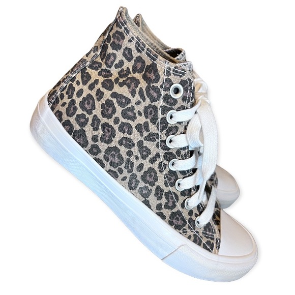 No Boundaries Shoes No Boundaries Womens High Top Animal Print